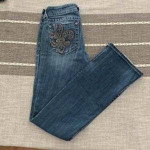 Brand: miss me size: 27 color: blue